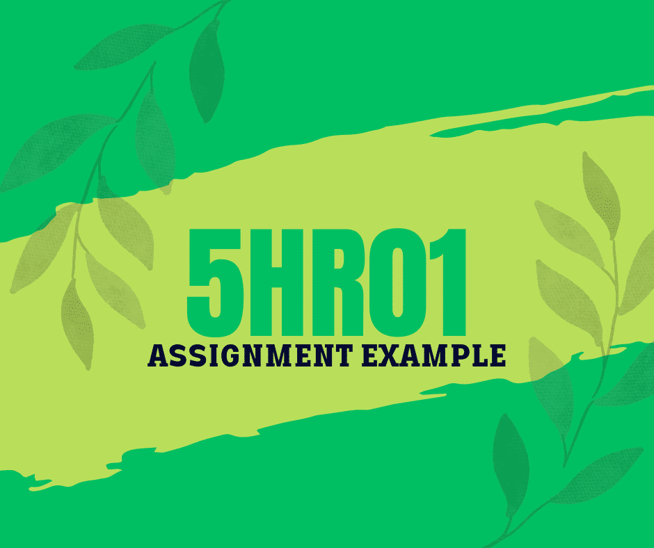 5HR01 Employment Relationship Management Assignment Answers
